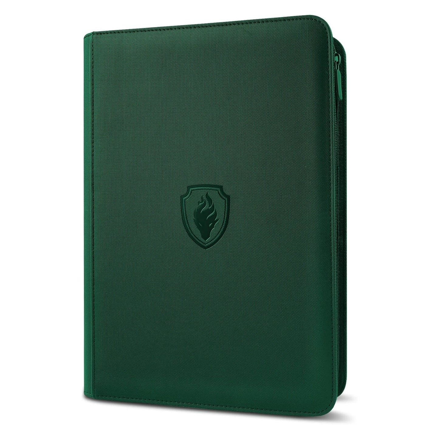 9 Pocket Zipper Card Binder, 360 Trading Card Holder Book, Premium PU Cover Zip Binder for Cards, Durable Side Loading Card