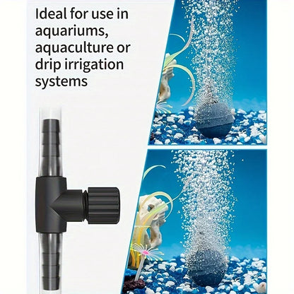 Aquarium Air Control Valve, 4pcs, Adjustable One-Way Air Flow Regulator, Fish Tank Accessories