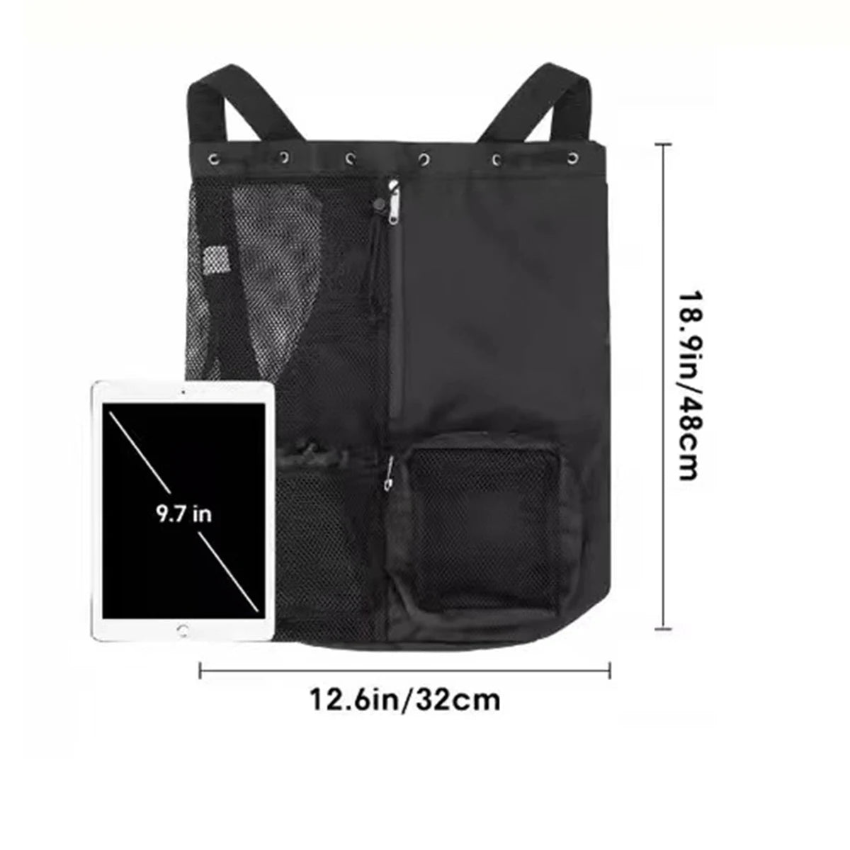 Drawstring Beach Storage Bag Sports Backpacks Basketball Bag Men Women Beach Backpacks Summer Swim Rucksack Mesh Sports Bag