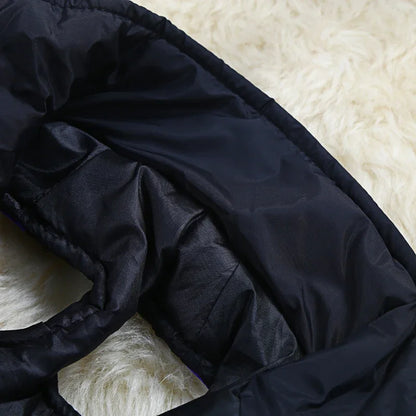 Warm Winter Dog Jacket For Winter Padded Pet Vest Coat For Small Large Dogs Waterproof Pets Clothes With D-ring Golden Retriever