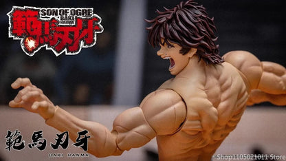 1/12 Scale Anime Baki Hanma Oni Action Figure Real Man Assembly Model Figurine Office Desktop Decoration Ornaments Boy'S Gifts