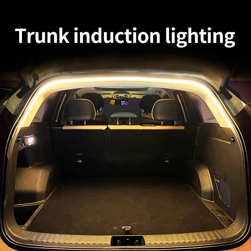 Car Trunk Light Ambient Decorative Atmosphere Lamp Led Flexible Strip Universal Ultra-bright Interior 12V