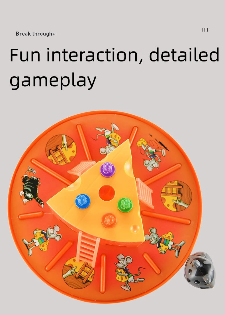 Cat and Mouse- Cake Cheese Board Game Parent-Child Interactive Toys for Kids Boys and Girls Entertainment party game toy for kid