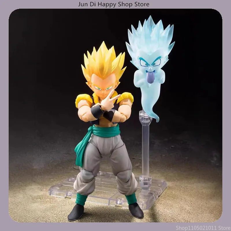 Dragon Ball Super Saiyan Gotenks Articulated Figure Anime Model Statue Collection Desktop Decoration Ornament Toy Gift for Fans