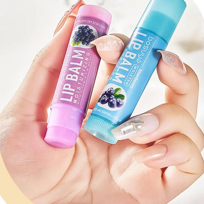 6/24pcs Assorted Fruit Flavor Lip Balm Set - Hydrating, Nourishing & Prevents Chapped Lips - Care for Dry Lips & Fine Lines