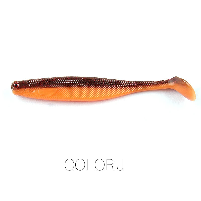 NEW Supercontinent ShadTeez T-tail 50mm 70mm 100mm Pike Zander Predator Fishing 3D Eyes Soft Lure Fishing Lures
