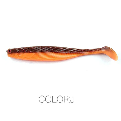 NEW Supercontinent ShadTeez T-tail 50mm 70mm 100mm Pike Zander Predator Fishing 3D Eyes Soft Lure Fishing Lures