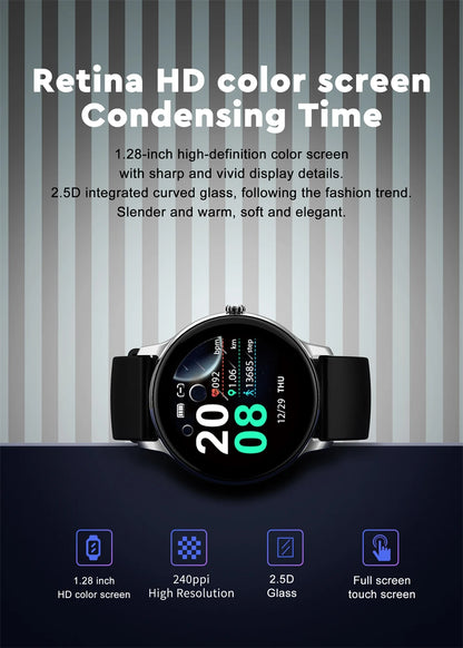 LIGE Women Smart band Watch Real-time Weather Forecast Activity Tracker Watches Heart Rate Monitor Sports Ladies Smart Watch Men