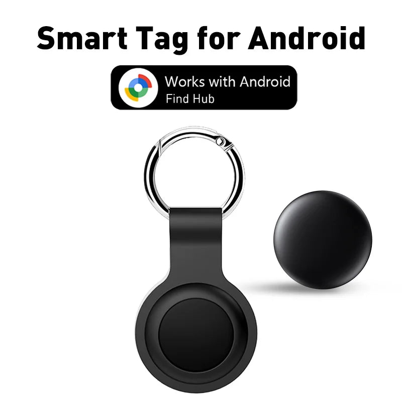 Smart Android Tracker Work with Google's Find Hub App for Samsung Moto Finder Items Security Locator Protective Shell Optional