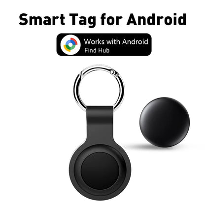 Smart Android Tracker Work with Google's Find Hub App for Samsung Moto Finder Items Security Locator Protective Shell Optional