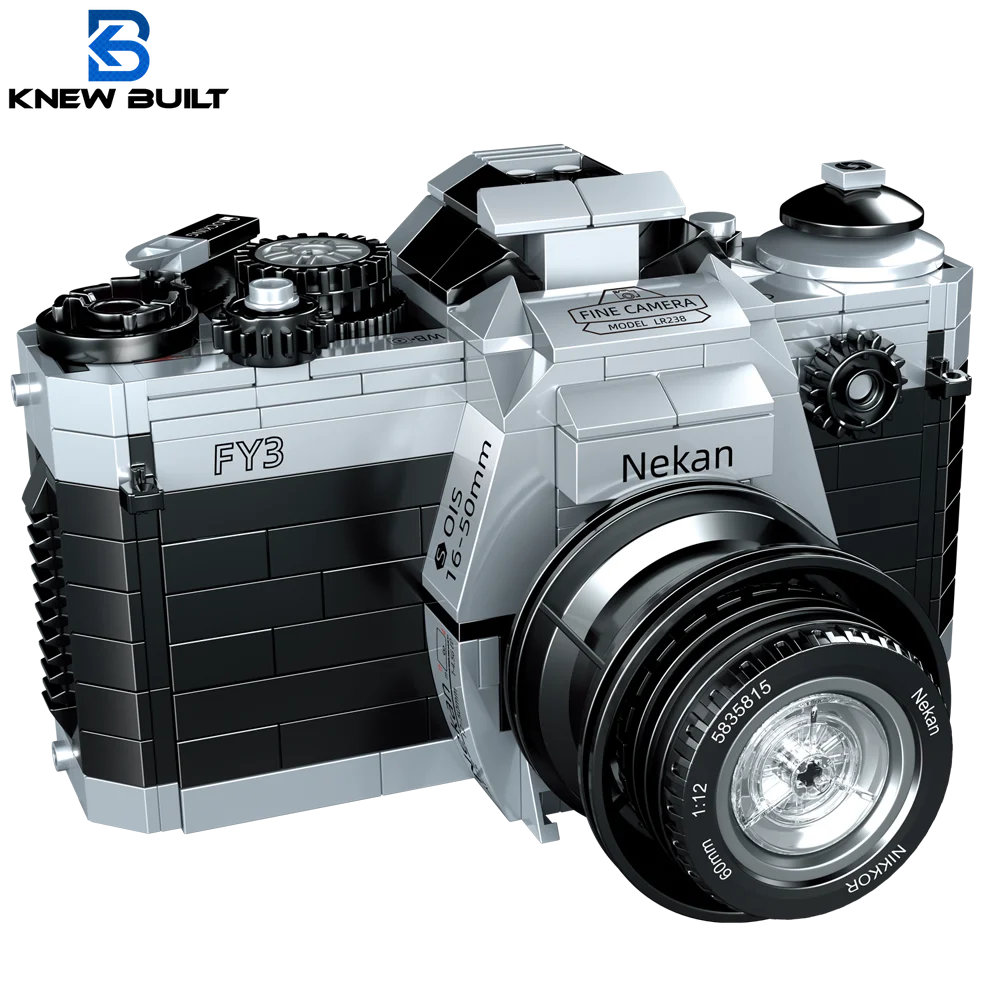 Classic Digital Camera Model Mini Brick Toys for Boys Adult Assembly Design Block Kits Classical Collection Projector Party Gift
