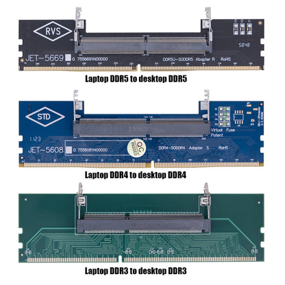 1-5PCS SO-DIMM To PC DIMM Card Laptop To Desktop Memory Adapter Card DDR3 DDR4 Memory RAM Adapter Card Stick