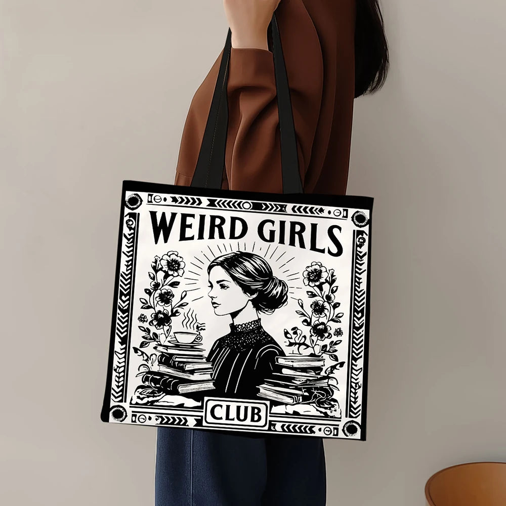 1 Pc Weird Girls Club Tote Bag, Girls Club Gifts, Girls Squad, Girls Crew, Girls Weekend, Gift For Hot Girls, Gift For Her, Bes