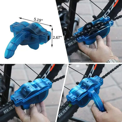 Chain Cleaner Cleaning Bicycle 3D Chain Brush Wash Tool Set MTB Bike Protection Oil Bike Chain for Mountain Cycling Accessories