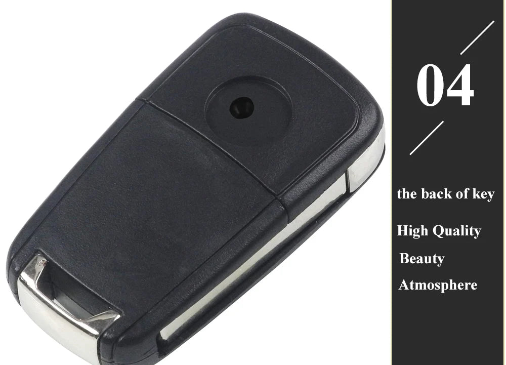 jingyuqin 2/3/4/5 Buttons Car Remote Key DIY for OPEL/VAUXHALL Astra J Corsa E Insignia Zafira C 2009-2016 315 / 433MHz PCF7937E