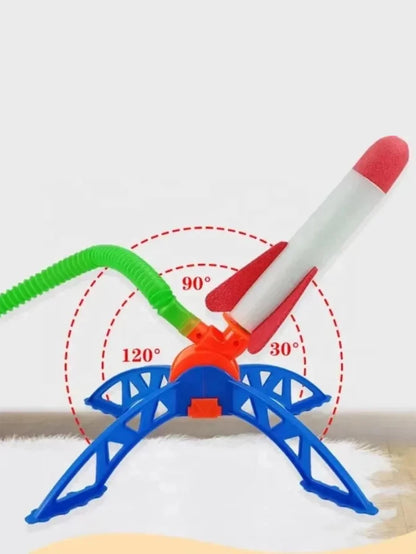 Flying Rocket Launch Cannon Foot Stepping Soaring Rocket Foot Stepping Toy Outdoor Flying Cannon Foot Stepping Children's Toy