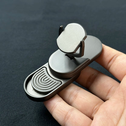 EDC Fidget Sliders Fidget Toys Stress Relief for Adults Magnetic Metal Target Push Slider Finger Push Spin Coins Decompression T