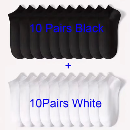5/10-Pack Unisex Comfort-Fit Ankle Socks For All, Breathable & Lightweight - Ideal For Sports & Daily Wear