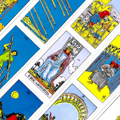 Hot-selling Tarot Cards A 78PCS Tarot Deck English Version Prediction Divination Board Game, Halloween and Christmas Gifts