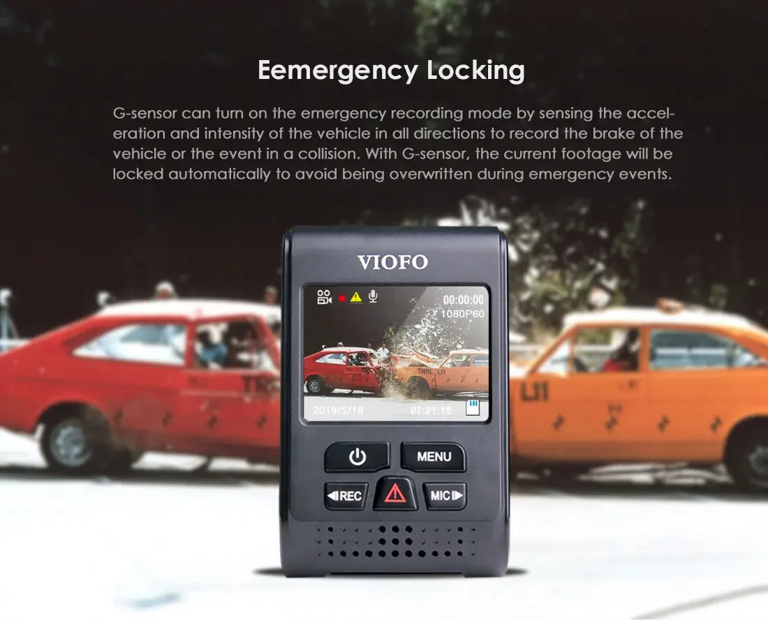 VIOFO A119 V3 2K Car Parking Mode G-Sensor Rota Lens 2560 *1600P DVR Super Night Vision Quad HD Dash Cameras Optional GPS CPL