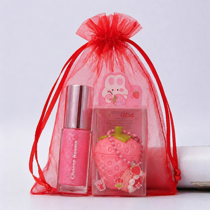 Random Shiping 1PC Strawberry Lip Gloss Lipstick Moisturizing Winter Antifreeze Anti Crack Moisturizing Lasting Lip Balm