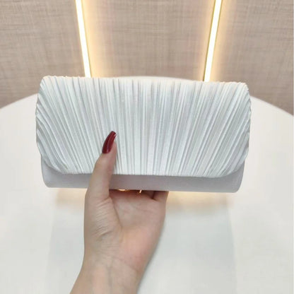 Texture Noble and Fashionable One Shoulder Crossbody Fashion Bag Party hand bag elegant luxury Fashion fold evening clutch bag