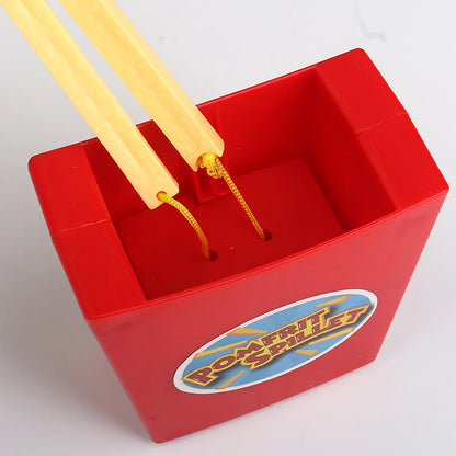 Flying french fries Desktop game puzzle for parent-child interaction tabletop game party props bounce french fries for kids gift