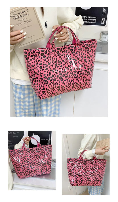Leopard Print Women's Handbag Summer New Large-capacity Fashionable Tote Bag Fashionable Handbag Bags for Women Designer Bags