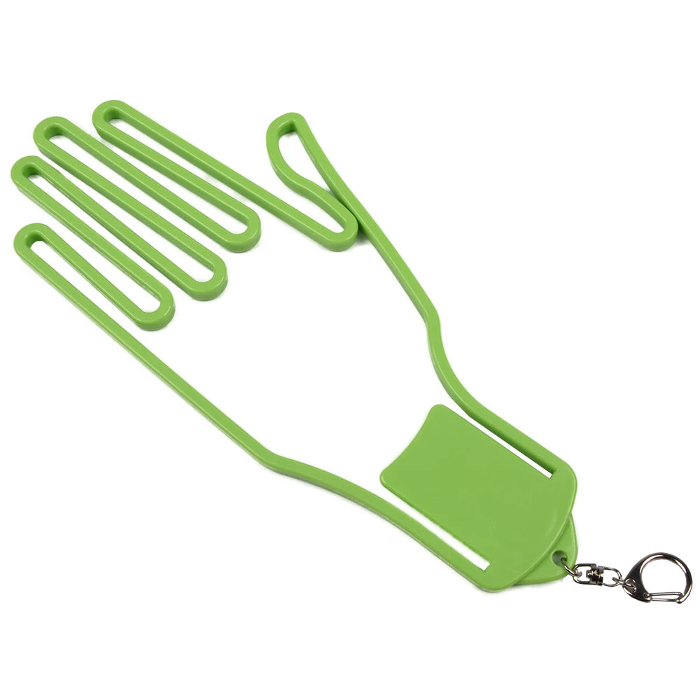 1pc Golf Gloves Stretcher Holder Keeper Hanger Gloves Support Frame Holder Rack Dryer Shaper Accessories Plastic with Metal Buck