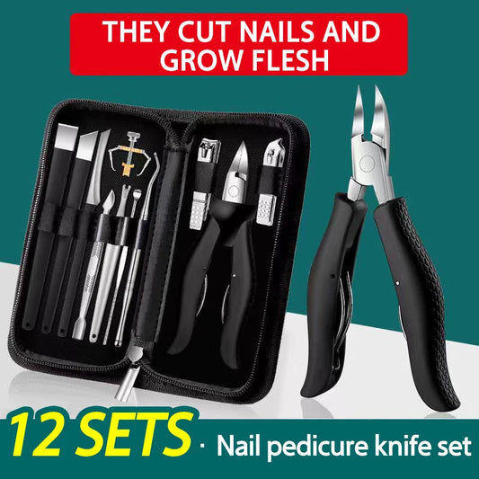 Nail Clipper Set for Paronychia Home Pedicure Tool Portable MEN'S High-grade Manicure Knife Dead Skin Scissors