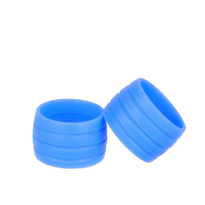 2pcs Road Bicycle Handlebar Strap Tape Fixing Silicone Ring Anti-Slip Rubber Sleeve Loops High Elastic Handlebar Tape Fixed Ring
