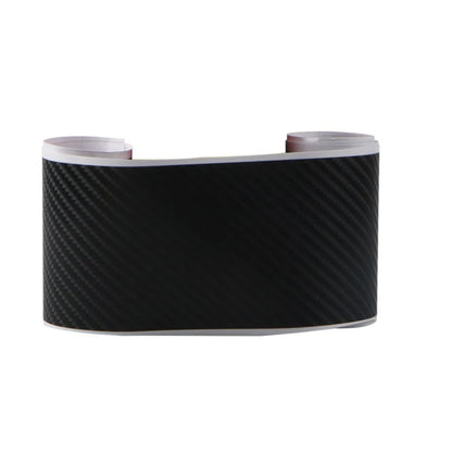 Universal Rear Trunk Guard Plate Sticker Car Rear Bumper Trim Anti-Kicked Scratch Protection Sticker Strip 3D Carbon Fiber Film