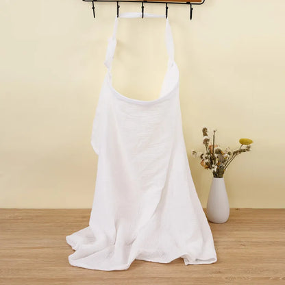 100% Cotton Mother Outing Breastfeeding Cover Muslin Baby Feeding Nursing Shawl Adjustable Privacy Apron Stroller Blanket