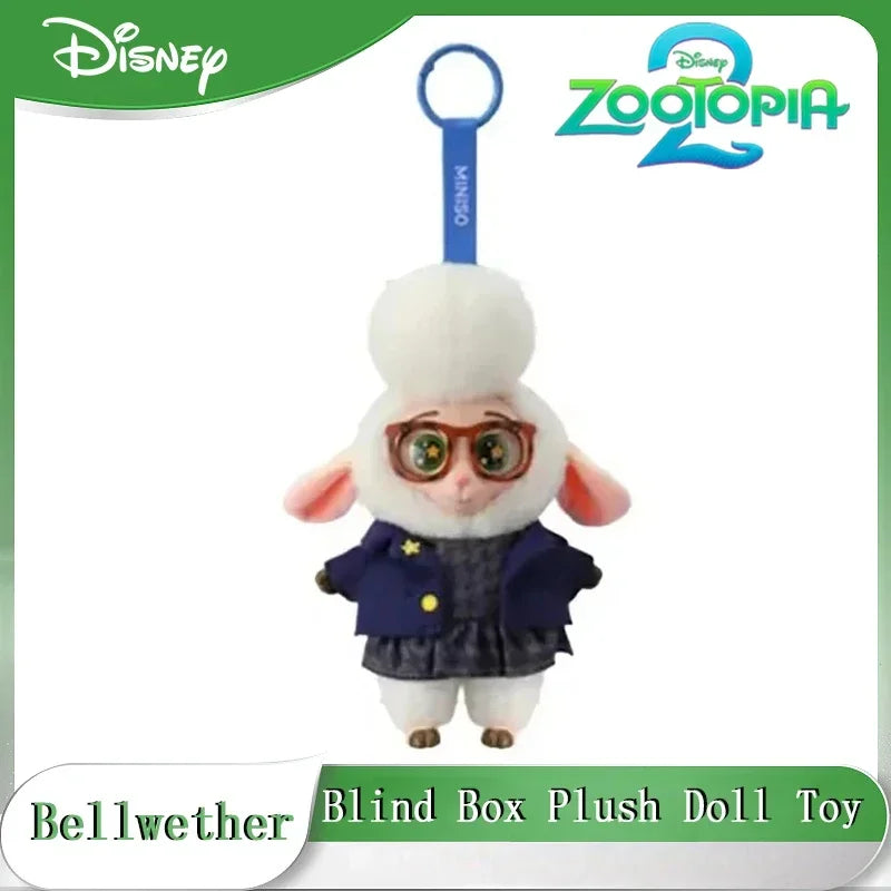2026 Disney Zootopia Series Blind Box Judy Nick Vinyl Plush'''' Cartoon Character Pendant Trendy Toys Box Christmas Gift