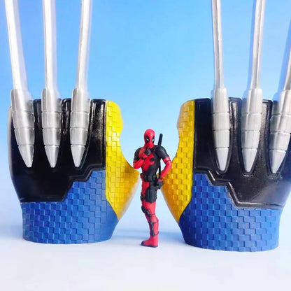 Deadpool 3 Wolverine Claw Gloves Wearable Fun Play COSplay Prop Model Ornament Figure Toy