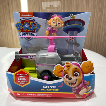 Original Paw Patrol 11kinds Vehicle Car Ryder Tracker Everest Chase Rex Skye Rocky Marshall Zuma Action Figure Birthday Gift Toy