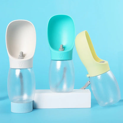 Pet Dog Water Bottle 300ML Puppy Drinking Bowls For Small Medium Dogs Cats Hiking Portable Cat Feeder Golden Retriever Supplies