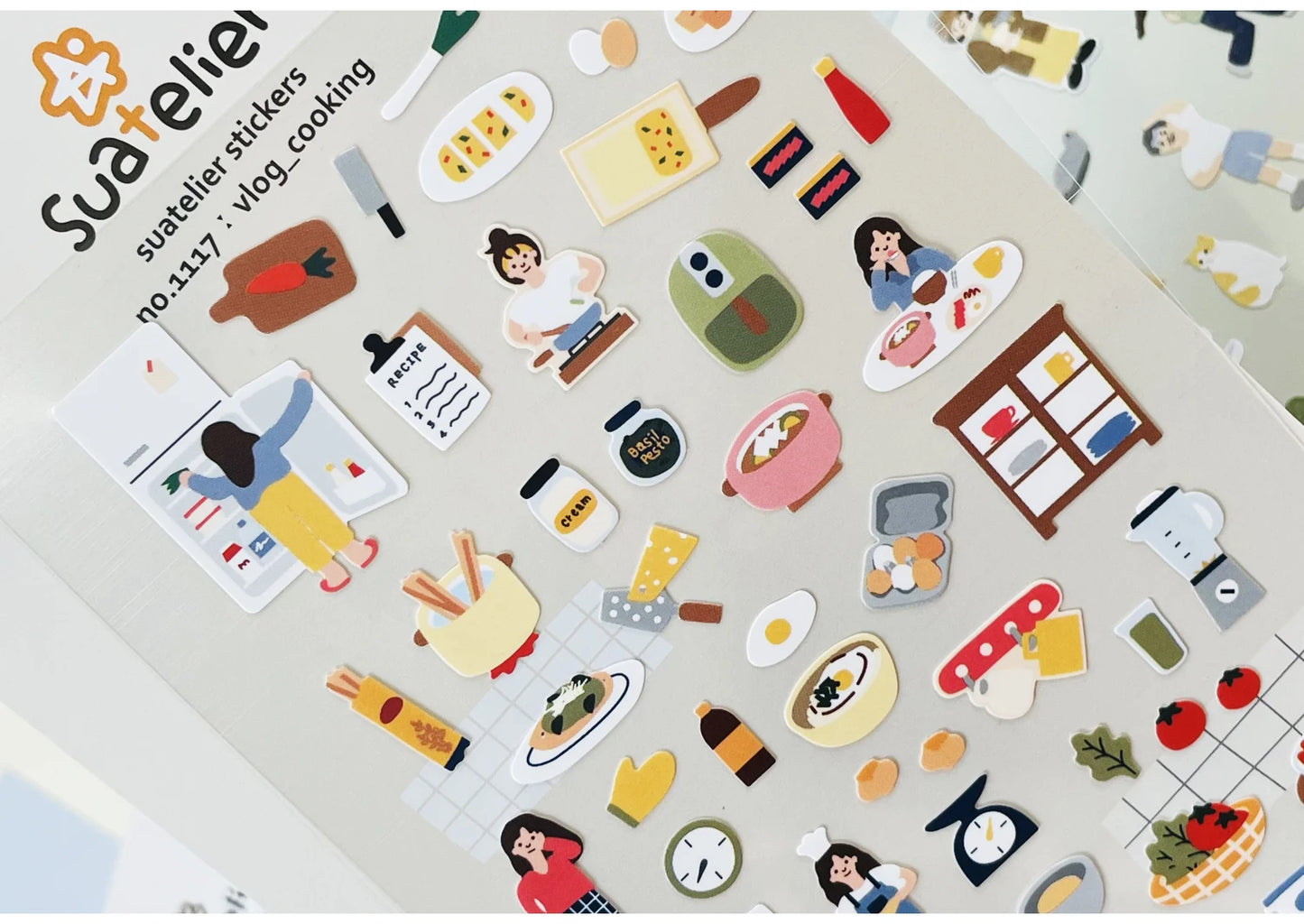 Korean Import Suatelier Travel Home Life Study Friend Stickers Scrapbooking Diy Journaling Diary Stationery Sticker School Gift