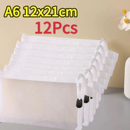 New Puzzle Storage Bag Children's Building Blocks Small Toys Special Sorting Bags Transparent Mesh Gauze Zipper Mesh Bags