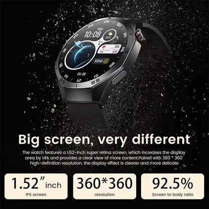 2025 New GT5 Pro Smart Watch Men AMOLED Screen GPS Motion trajectory Heart Rate Monitr Bluetooth Call SmartWatch Waterproof Band