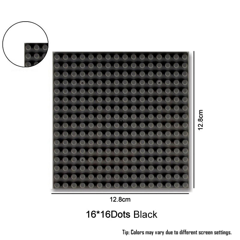 32x32x16x16 Dots Classic Base Plates MOC DIY Plastic Bricks Baseplates City Dimensions Building Blocks Figures Construction Toys