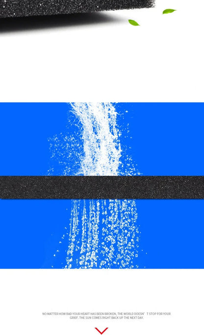Reusable Biochemical Sponge Water Filter Fish Tank Pond Foam Bio-sponge Filter Aquarium Accessories Black