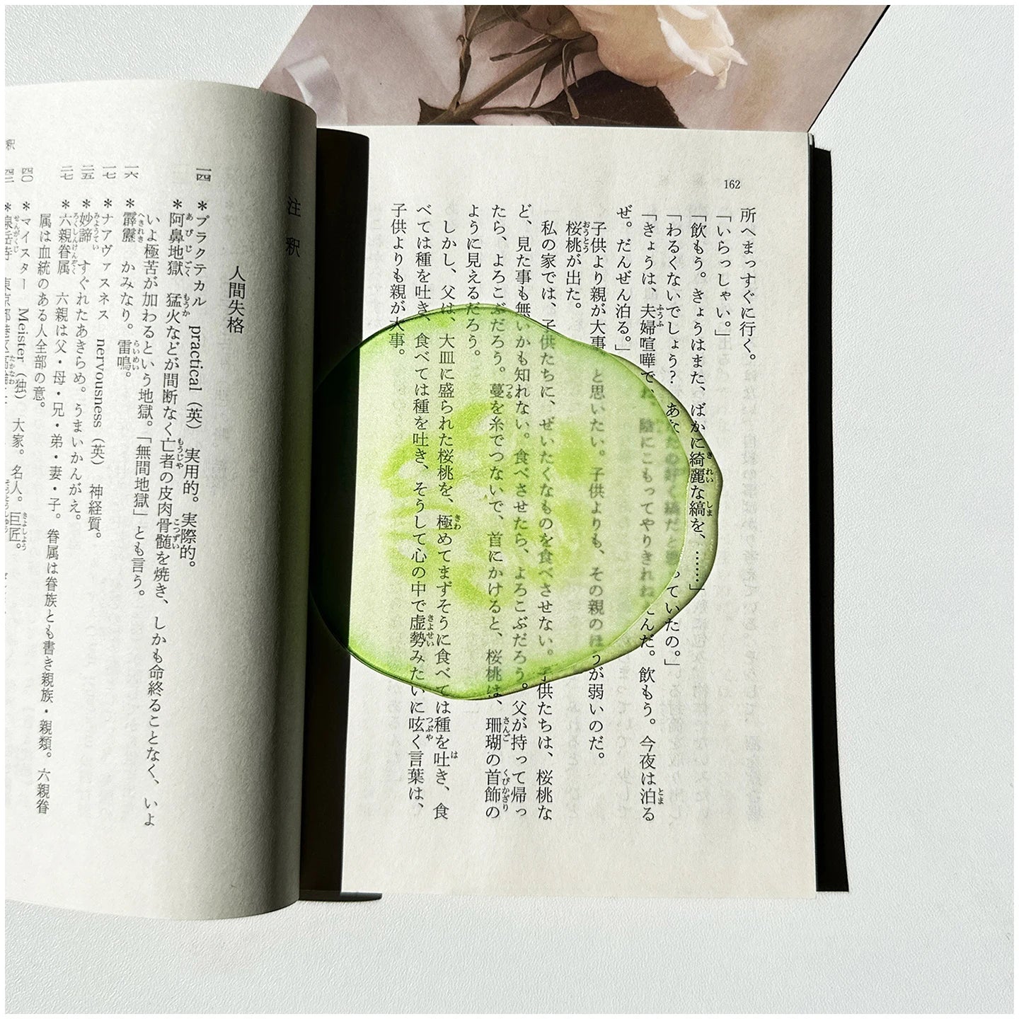 Delicate Transparent Acrylic Apple Bookmark Reading Mark Student Gift Premium Feeling Cute Grape Tomato Bookmarks