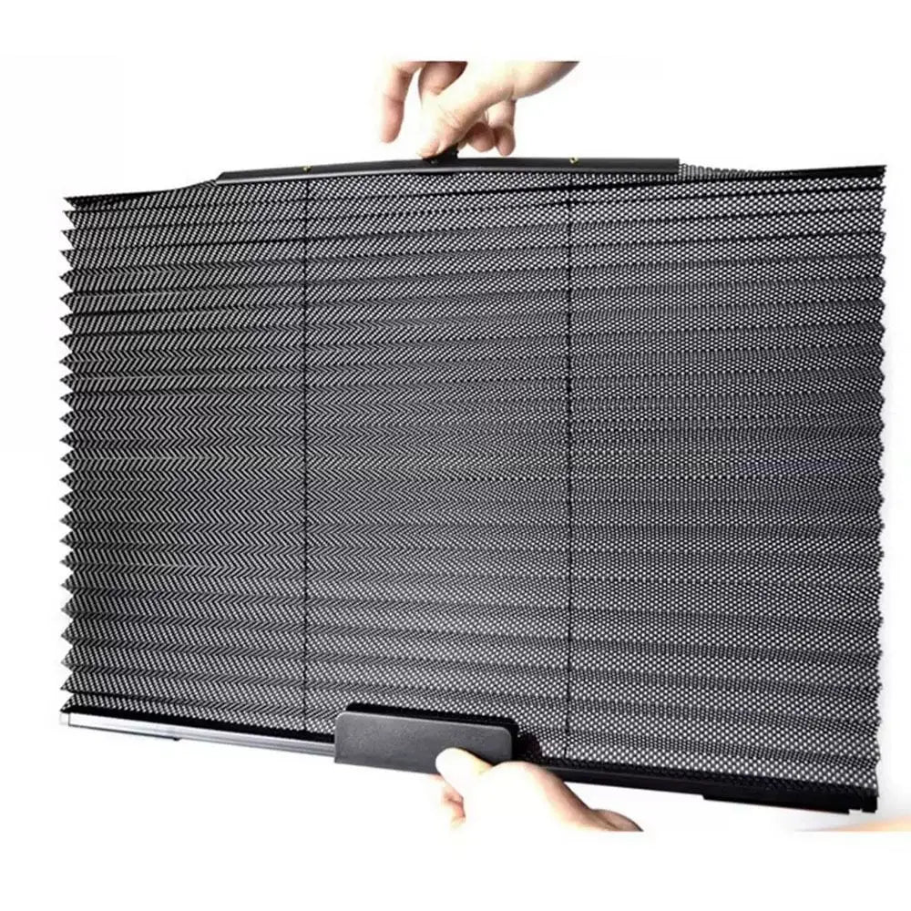 1PCS Car Side Folding Sunshade Retractable Car Front/Rear Window Sunshades Mesh UV Protect Curtain Foldable Auto Truck SunShield