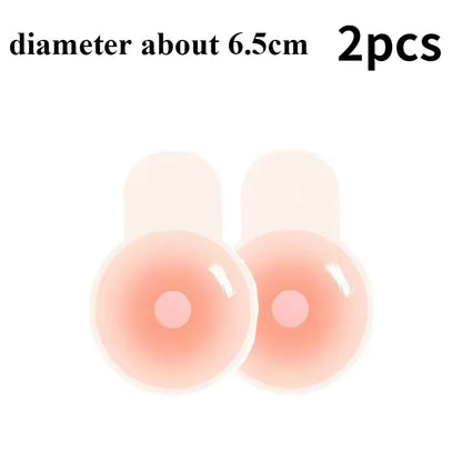 New Reusable Silicone Nipple Cover for Women Bra Sticker Breast Petal Strapless Bra Invisible Boob Pads Chest Pasties Intimates