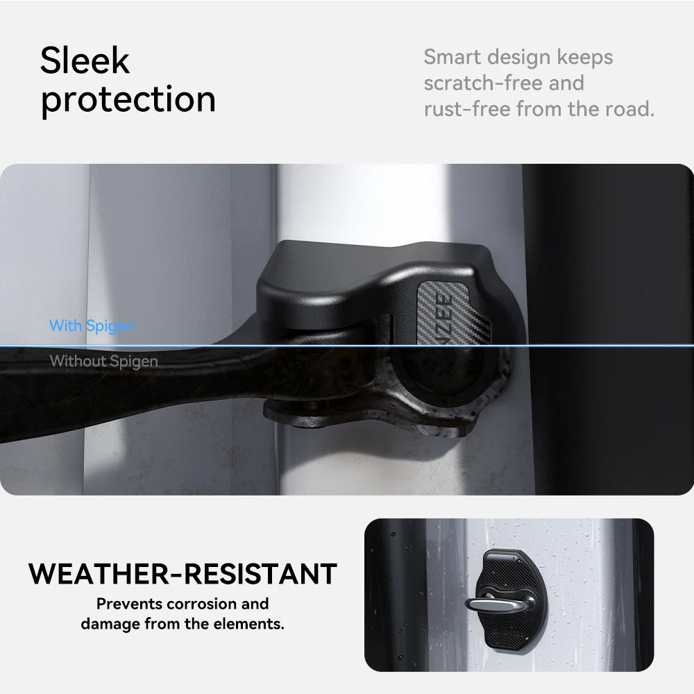 YZ For Tesla Model 3 Y YL Highland Juniper Car Door Lock Cover Protection Absorbing Pad Anti-Collision 2026 Car Accessories