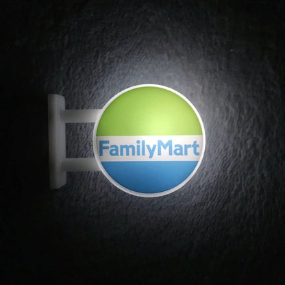 Hot Convenience Store Fridge Magnet Miniature Model Magnetic Attraction Decorate Night Light Atmosphere Light Glowing Signboard