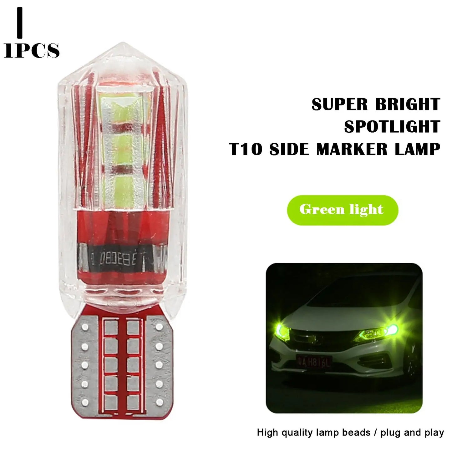 Width Light Modified Car Led Lens Bulb T10 Small Light Super Bright Car Exterior Lights Running Lights General Wholesale H11 H7