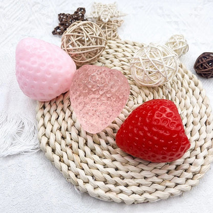 Strawberry Squishy Fidget Toy Slow Rebound Stress Relief Toy Cute Fruit Squeeze Toy Gift Perfect Desk Decoration for Kids Adults