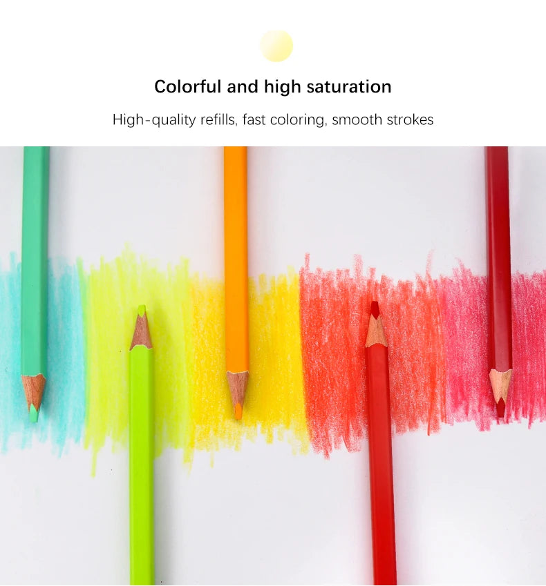 Brutfuner 48/72/120/150/160/180Colors Pencils Professional Oil Wood Soft Watercolor Pencil For School Draw Sketch Art Supplies